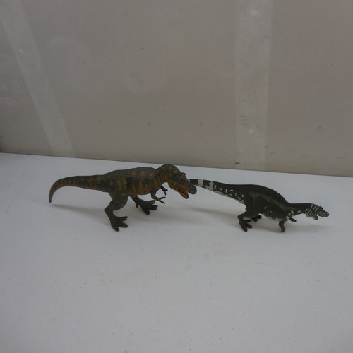 Dinosaur figure lot rex and - t-rex,
